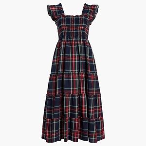 Hill House Home Navy Tartan Ellie Nap Dress Small